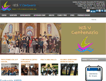 Tablet Screenshot of iesvcentenario.org